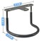 Skywin TidyFriend Rubberized Under Desk Laptop Mount 3 Racks in 1 Sets Laptop Under Desk Mount Organizer Rack with Screws
