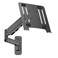 UPGRAVITY Laptop Wall Mount 2in1 Gas Spring Wall Holder with Vented Tray for 1217 Notebook1332 Computer Screen Full Motion Adjustable Wall Mount Laptop Stand Holds 33176lbs