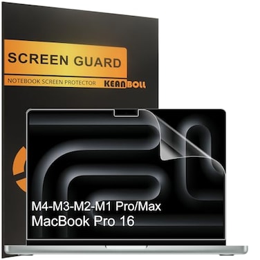 KEANBOLL 3 Pack Anti Glare Matte Screen Protector Designed for MacBook Pro 16 inch M5 Pro M5 Max M4 M4 Pro M4 Max M3 M3 Pro M3 Max M2 M1 A3428A3429A3403A2991A2485A2780
