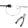TetherTies Patented PreAssembled Adapter Ties AntiTheft Cable Locks for Tools Dongles Tethers Computer adapters Steel Cable Security Lock Easy Installation with Free Crimping Tool