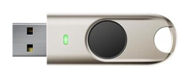 FEITIAN BioPass K50 Pro USB Security Key Two Factor Authenticator USBA with FIDO U2F FIDO2 Biometric Fingerprinting Help Prevent Account Takeovers with MultiFactor Authentication
