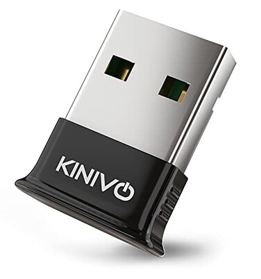 Kinivo USB Bluetooth Adapter for PC BTD400 Bluetooth 40 Dongle Receiver Low Energy Compatible with Windows 1110818 Raspberry Pi Linux Laptop Headphones