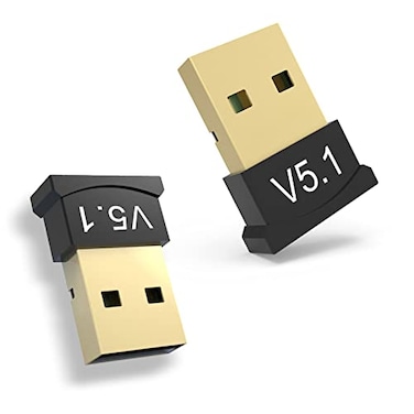 Wansurs 2 Pack Bluetooth Adapter for PC USB Bluetooth Adapter 51 EDR BT Dongle Wireless Receiver for Speaker Mouse Keyboard Headphones Compatible with Win1011