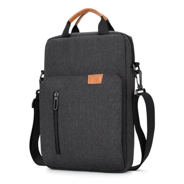 JOOEER Vertical Laptop Case Computer Bag for 14 Inch MacBook Pro M1 M2 M3 M4 M5 Computer Notebook Waterproof Protective Lightweight Laptop Computer Cover Bag Deep Gray