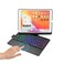 HENGHUI 360 Rotatable Touch Keyboard for iPad 9th8th7th Gen 102 inch iPad Air 3rd GenPro 105 Foldable Backlight Keyboard with Trackpad Black
