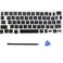 Ojguct Replacement US Keyboard Full Set of Keycap Keys No Hinge and Tool Applicable for ipad ProAir 1112913 inch Magic Keyboard Key Cap MKH1 Black