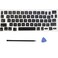 Ojguct Replacement US Keyboard Full Set of Keycap Keys No Hinge and Tool Applicable for ipad ProAir 1112913 inch Magic Keyboard Key Cap MKH1 Black