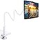 Tryone Gooseneck Tablet Holder Stand for Bed Adjustable Flexible Arm Tablets Mount Clamp on Table Compatible with iPad Air Mini Galaxy Tabs Kindle Fire Switch or Other 47105 Devices