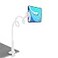 MAGIPEA Gooseneck Tablet Holder for Bed Flexible Tablet Stand Holder with 360 Adjustable Hands Free Tablet Mount Clip Compatible with iPadKindleSwitchGalaxy Tabs More 4713 Devices White