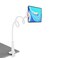MAGIPEA Gooseneck Tablet Holder for Bed Flexible Tablet Stand Holder with 360 Adjustable Hands Free Tablet Mount Clip Compatible with iPadKindleSwitchGalaxy Tabs More 4713 Devices White