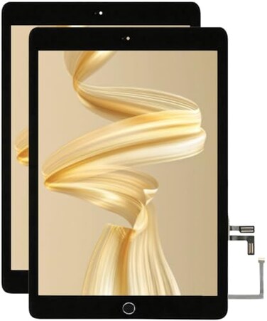 VDASO for iPad 5 5th Gen Screen Replacement A1822 A1823 2017 2 Pack Digitizer 97 Inch for iPad 5th Generation Touch Glass with Home Button Black