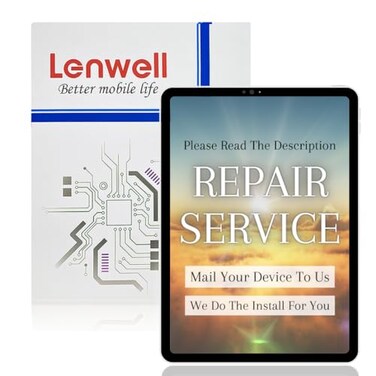 Lenwell Mailin Repair Service for 109 iPad Air 4th Gen True Original OEM Pull Screen Replacement LCD Display Digitizer Assembly A2072 A2316 A2324 A2325 Repair Service Not DIY Kit