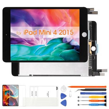ARSSLY Screen Replacement for iPad Mini 4 2015 79 LCD Display for iPad Mini4 4th Gen A1538 A1550 Touch Screen Digitizer for iPad Mini 4 LCD Glass Touch Full Assembly with Repair Tools Black