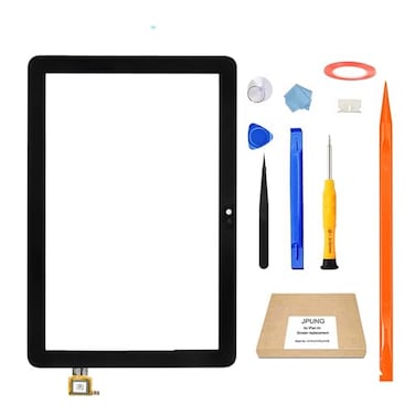 JPUNG for Amazon Kindle Fire HD 8 HD 8 Plus Tablet 10th Generation Released in 2020 K72LL3 K72LL4 Screen Replacement Digitizer Touch Glass Front Panel Only for Fire HD8 HD8 Plus 10th gen Repair Kit