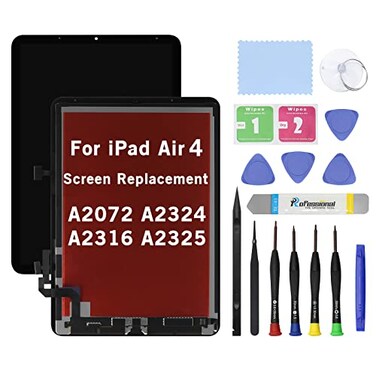 HOYRTDE 109 New Screen Replacement for iPad Air 4 4th Generation 2020 A2072 A2324 A2316 A2325 LCD Display Glass Touch Digitizer Premium Kit with Tools