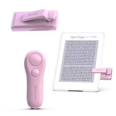 SK SYUKUYU RF Remote Control Page Turner for Kindle Reading Ipad Surface Comics iPhone Android Tablets Reading Novels Taking PhotosPink