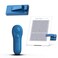 SK SYUKUYU RF Remote Control Page Turner for Kindle Reading Ipad Surface Comics iPhone Android Tablets Reading Novels Taking PhotosBlue