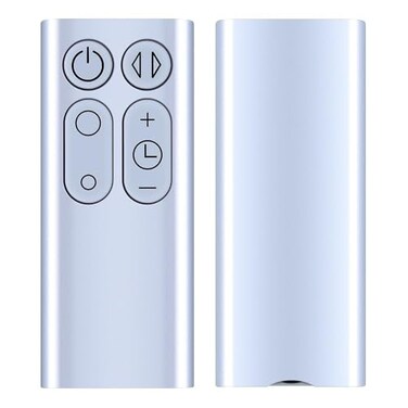 PZL Replacement Remote Control for Dyson Fan AM11 TP01 TP00 Silver No Battery Without Magnetic Function
