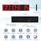 CHKOSDA Digital Wall Clock Oversize Led Digital Clock Large Display with Auto Dimmer Huge Countdown Timer with Remote Control 27 Wide Led Display 6 Digits Wall Mount Date and Temperature Red