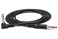 Hosa CSS110R 14 Inch TRS to Rightangle 14 Inch TRS Balanced Interconnect Cable 10 Feet