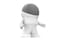 Splin Alexa Smart Speaker Echo Dot 4th or 5th Gen Desktop Stand Stand Amazon Mr Bill White