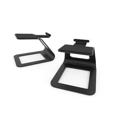 Kanto SE2 Elevated Desktop Speaker Stands for Small Speakers Black