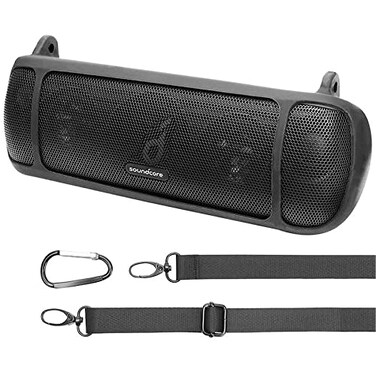 co2CREA Soft Silicone Cover Compatible with Anker Soundcore Motion Plus Bluetooth Speaker