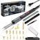 SARDVISA 21in1 3D Printer Smoothing Tool Kit 80W LCD Digital Adjustable Temperature Soldering Welding Iron Kit with Insert Brass Heatset Nuts Soldering Tips Fast Heating 3D Printing Modify Finishing T