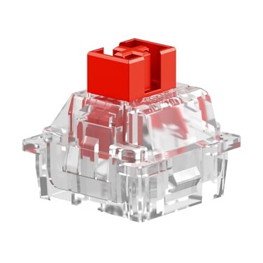 Glorious Fox Linear HallEffect Magnetic Switches 36Pack Silent Red RGBReady HE HotSwap Compatible Mechanical Keyboard Switch Set