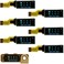 elecsung 6PCS OLED LCD Display Module 091 4 Wire SPI Serial OLED Screen Driver128x32 33V 42V for Ledger Nano S 12Pin Blue Light 6pcs