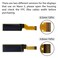 elecsung 6PCS OLED LCD Display Module 091 4 Wire SPI Serial OLED Screen Driver128x32 33V 42V for Ledger Nano S 12Pin Blue Light 6pcs