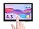 waveshare 43inch Capacitive Touch Display Compatible with Raspberry Pi 54B3B3A3B2BBACM334 800480 Resolution IPS Wide Angle MIPI DSI Interface