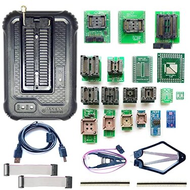 ICTOLTOL T48 Programmer 19 Adapter for with XGecu T48 Socket IC Nand Nor Flash 24 93 25 Mcu Bios EPROM AVR Chip Eprom Programmer