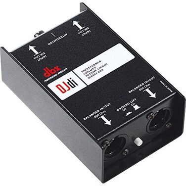 dbx DJDI Passive 2Channel Direct Box with Line Mixer