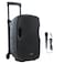 Gemini 10 Wireless BatteryPowered Bluetooth Speaker with Trolley Handle MicGuitar Inputs Echo Mobile Sound System for Gigs Classes Street Performers AS10TOGO