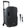 Gemini 10 Wireless BatteryPowered Bluetooth Speaker with Trolley Handle MicGuitar Inputs Echo Mobile Sound System for Gigs Classes Street Performers AS10TOGO