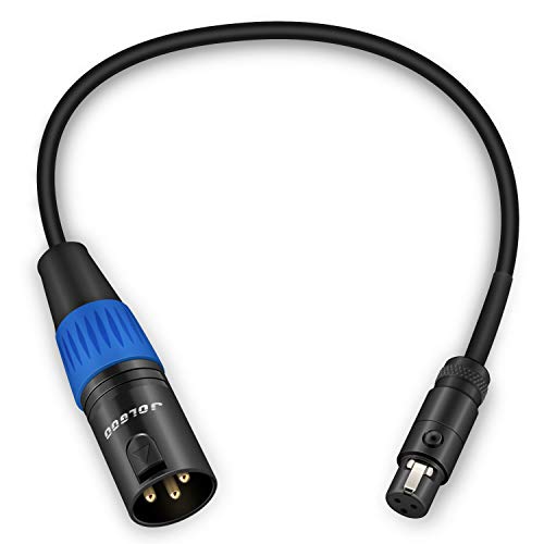 Jolgoo Jolgoo Xlr Male To Mini Xlr Female Adapter Cable 1 Feet
