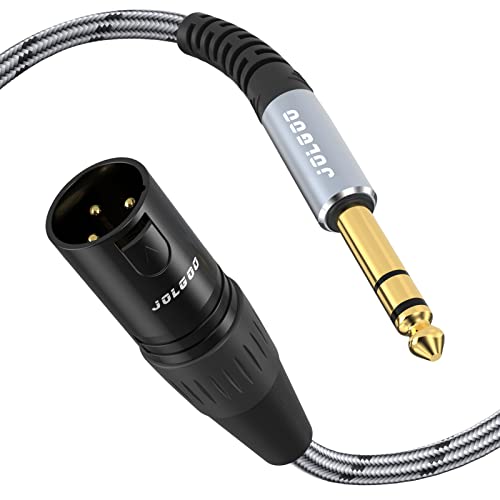 jolgoo Jolgoo Trs To Xlr Male Cable 3.5 MM 10 FT