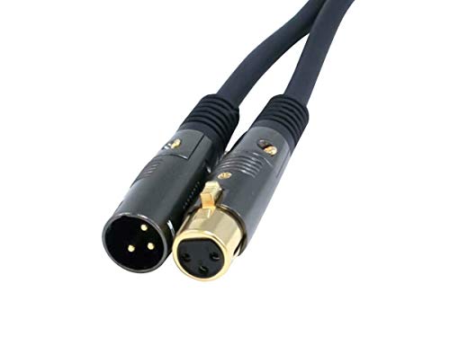 مونو برايس Monoprice Xlr Male To Xlr Female Cable For Microphone Plated 16awg 10 Feet Premier Series 10 FT