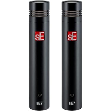 SE ELECTRONICS sE7 Small Diaphragm Cardioid Condenser Microphone with Clip Factory Matched Pair