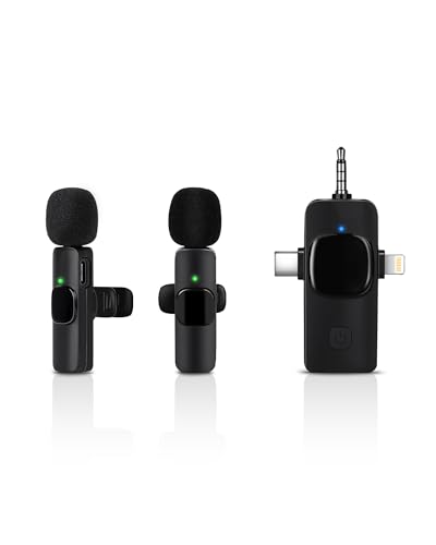 zyerch Zyerch 3 In 1 Wireless Lavalier Microphones