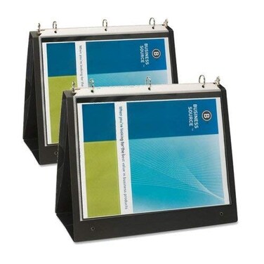 Business Source 1Inch Easel Landscape Presentation Folder Binder 2