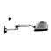 Ergotron LX Wall Keyboard Arm 35Inch Extension Polished Aluminum