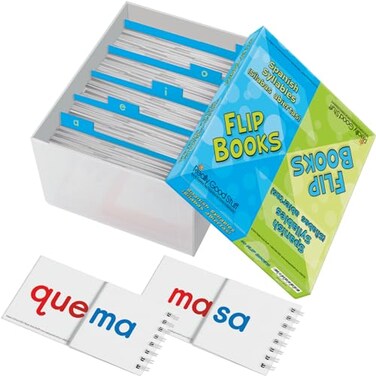 Really Good Stuff Libros de Slabas Spanish Syllable Flip Books 30 Flip Books