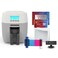Bodno Magicard 600 Dual Sided ID Card Printer Complete Supplies Package ID Software Silver Edition