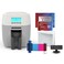 Bodno Magicard 600 Dual Sided ID Card Printer Complete Supplies Package ID Software Silver Edition