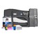 Card Imaging Fargo DTC4500e Dual Side ID Card Printer Supplies Bundle Software