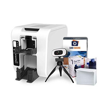 Card Imaging Magicard Pronto100 Single Side ID Card Printer Supplies Package Badge Maker Machine 31000001 Standard Package wWeb Camera