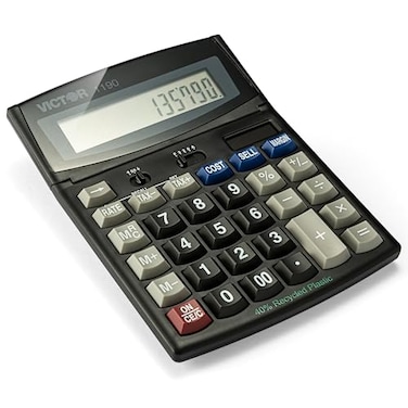 Victor 1190 Executive Desktop Calculator 12Digit LCD