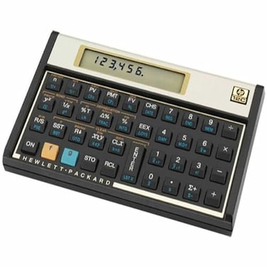 HP 12C Financial Calculator 120 Functions TVM NPV IRR Amortization Bond Calculations Programmable Keys HP